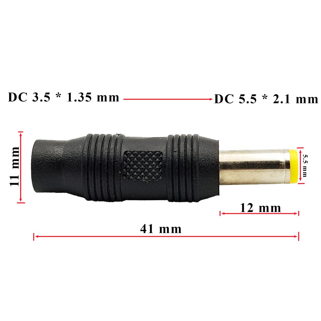 Đầu chuyển đổi DC 3.5x1.35mm sang DC 5.5x2.1mm