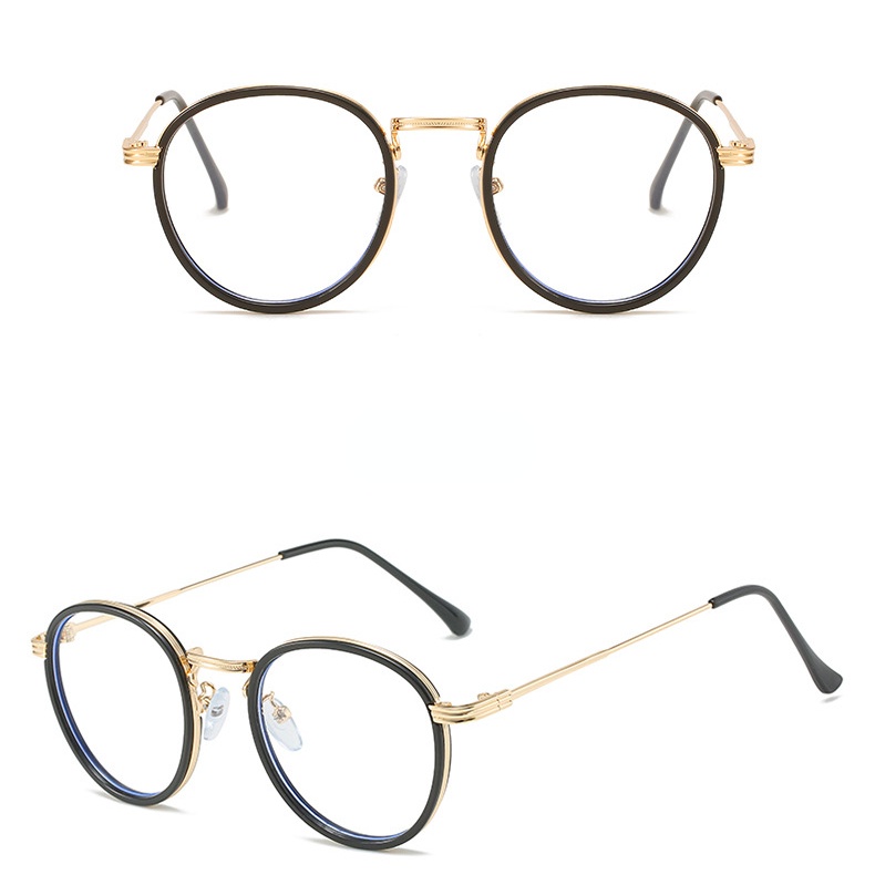 Kính Cận Gọng Kim Loại Chống Ánh Sáng Xanh Cho Nam/Nữ