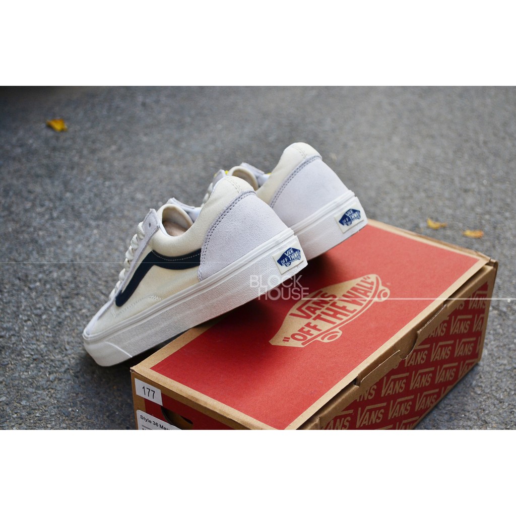 GIÀY VANS OLD SKOOL MARSHMALLOW NAVY