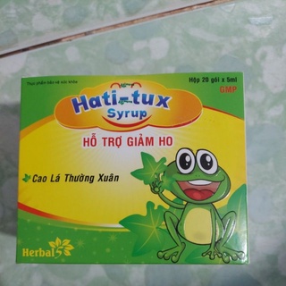 Hati_Tux Syrup Giúp bổ phế, hỗ trợ giảm ho do viêm họng