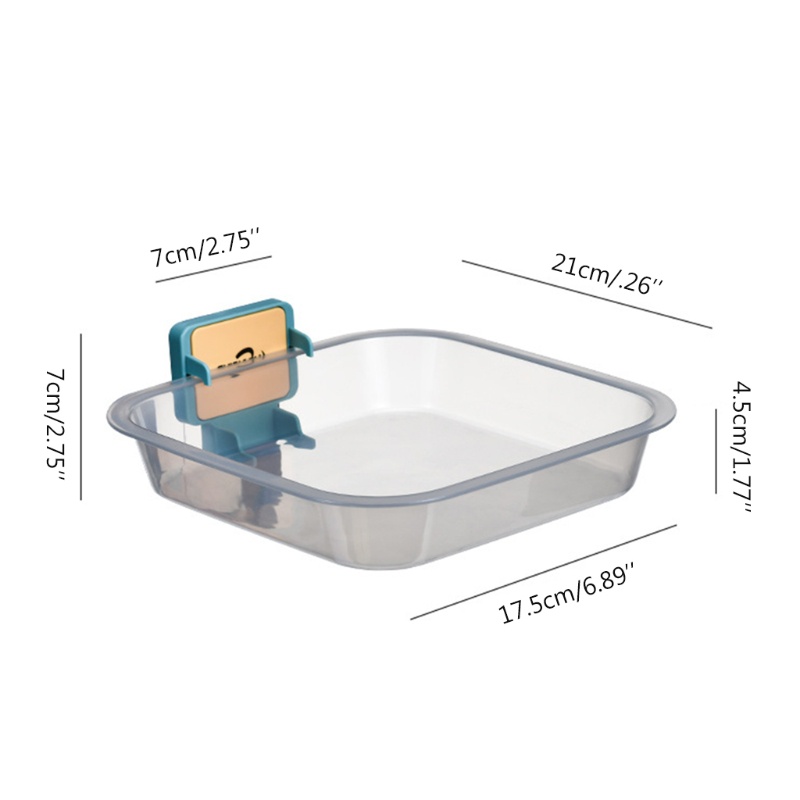 Khay Đựng Thức Ăn Trong Suốt Treo Tường Tiện Dụng Cho Gia Đình