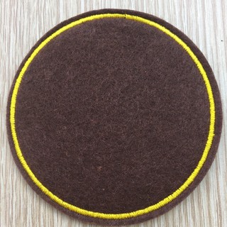 LÓT LY VẢI NỈ CÓ SẴN MÀU NÂU VIỀN VÀNG SẴN SỐ LƯỢNG LỚN