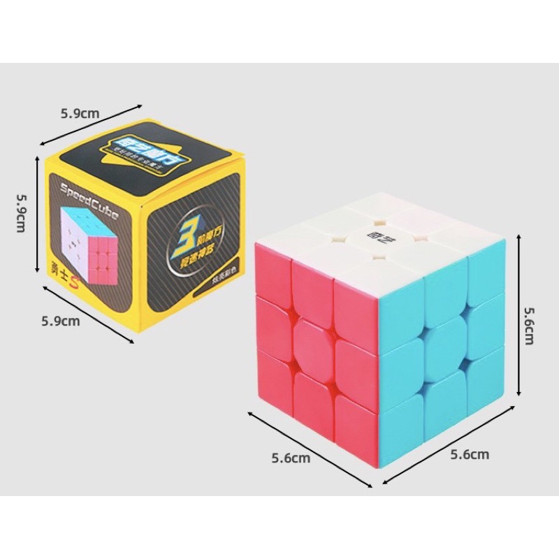 FREESHIP Bộ Sưu Tập Khối Rubik 2x2 3x3 4x4 5x5 Tam Giác Biến thể không viền cao cấp QiYi