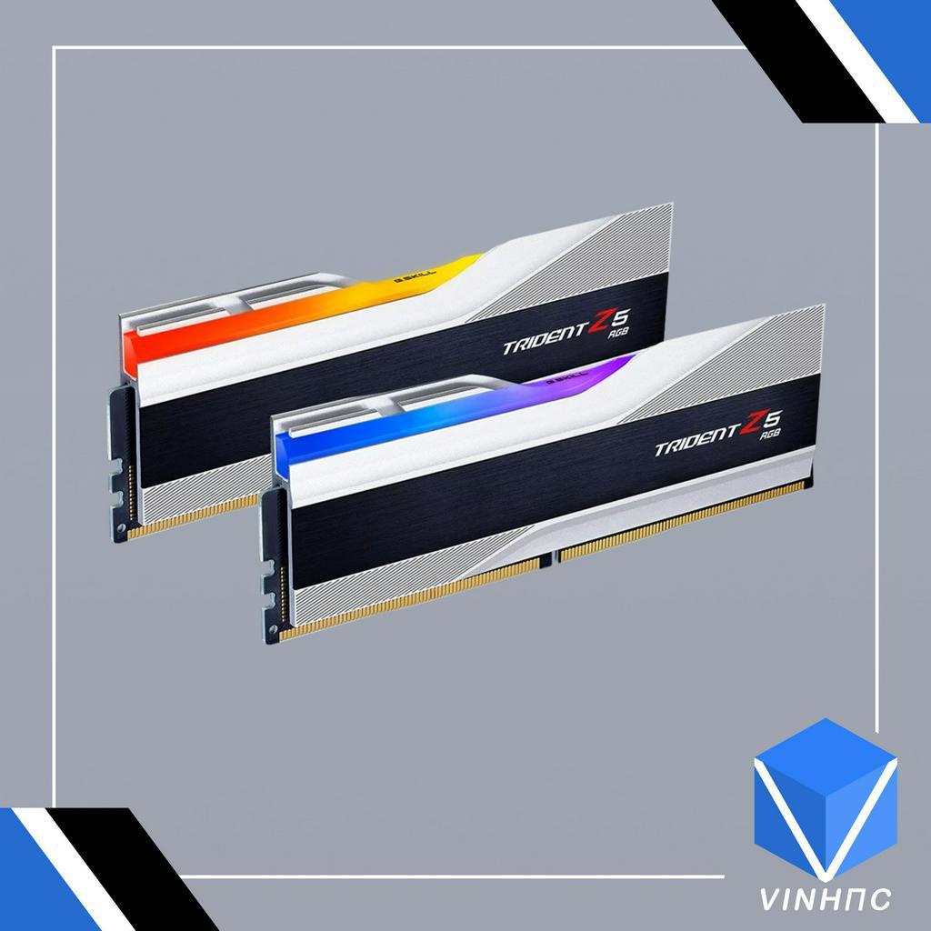 Ram G.SKILL TRIDENT Z5 RGB SILVER 32GB 7200MHz DDR5  F5-7200J3445G16GX2-TZ5RS
