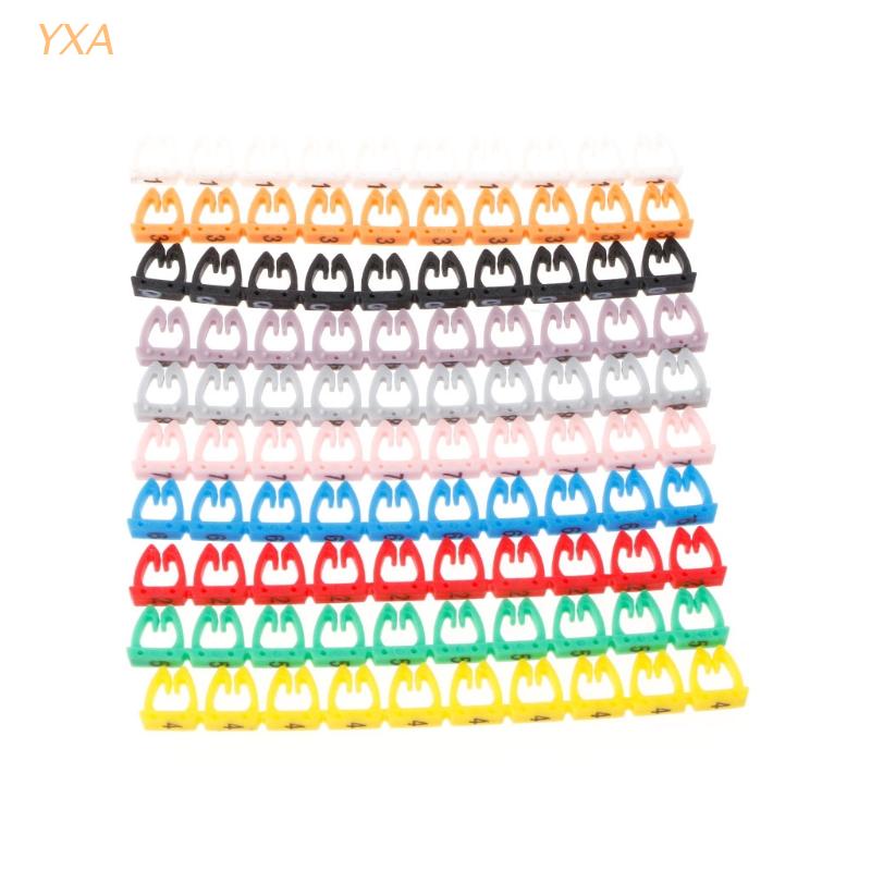 Set 100 Miếng Dán Đánh Dấu Dây Cáp Mạng RJ45 RJ11 RJ12