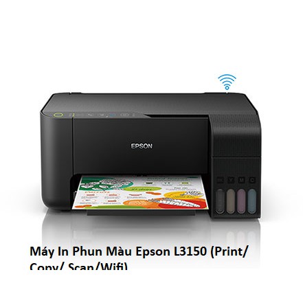 Máy In Phun Màu Epson L3150 (Print/ Copy/ Scan/Wifi)