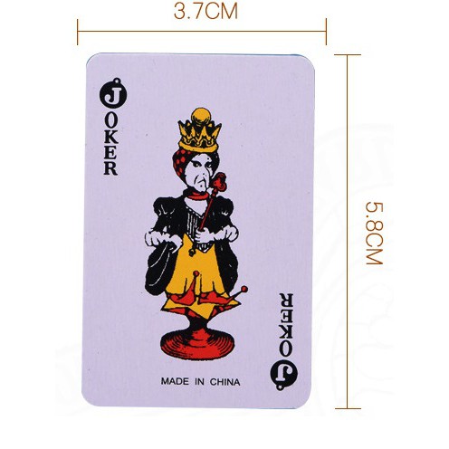 Bộ bài Tây - Bài Poker mini tí hon, kích thước siêu bé nhỏ dễ thương