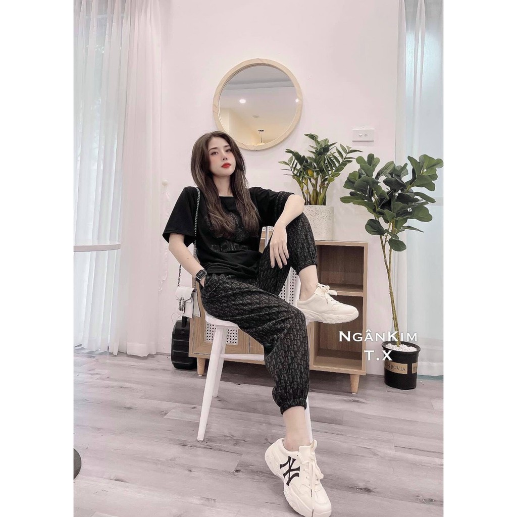 Bộ das thể thao quần chữ