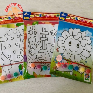 Tranh tô màu nước cho bé