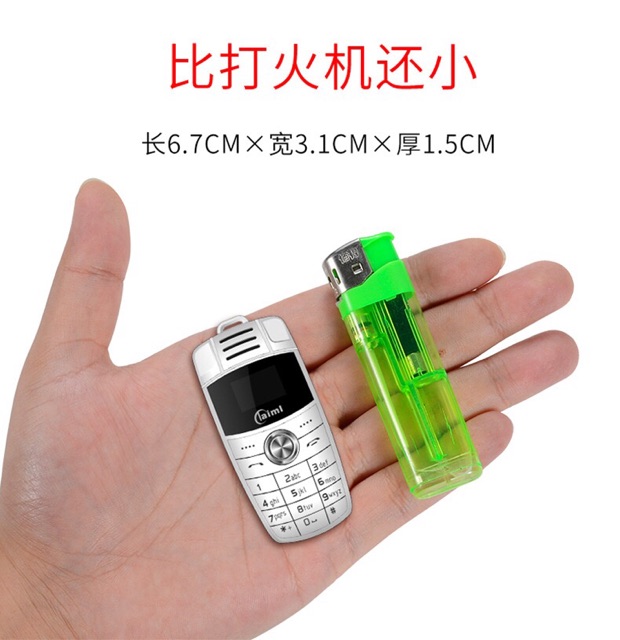 Điện thoại mini X6 hình khoá oto siêu thật siêu bền