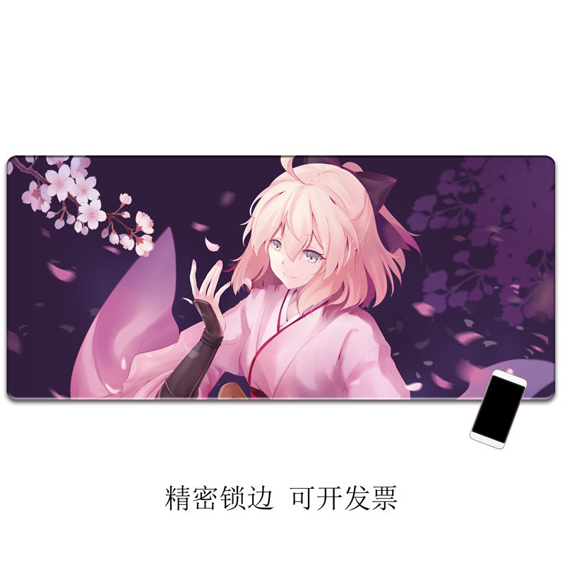 Tấm Lót Chuột Và Bàn Phím Máy Tính In Hình Anime Thủ Lĩnh Thẻ Bài Sakura