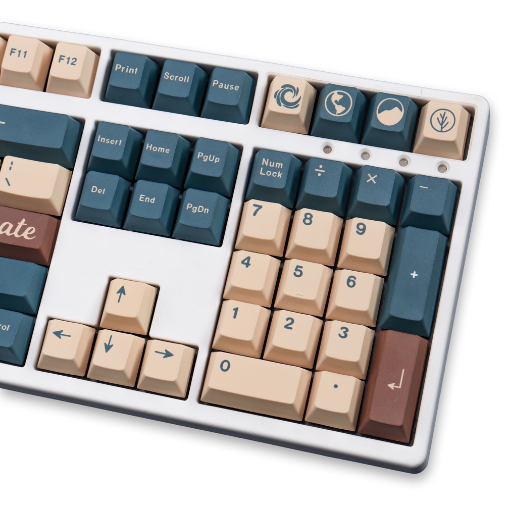 Nút Bàn Phím 130 Phím Cho Bàn Phím Cơ Chơi Game 61 64 84 108 In Hình Trái Đất