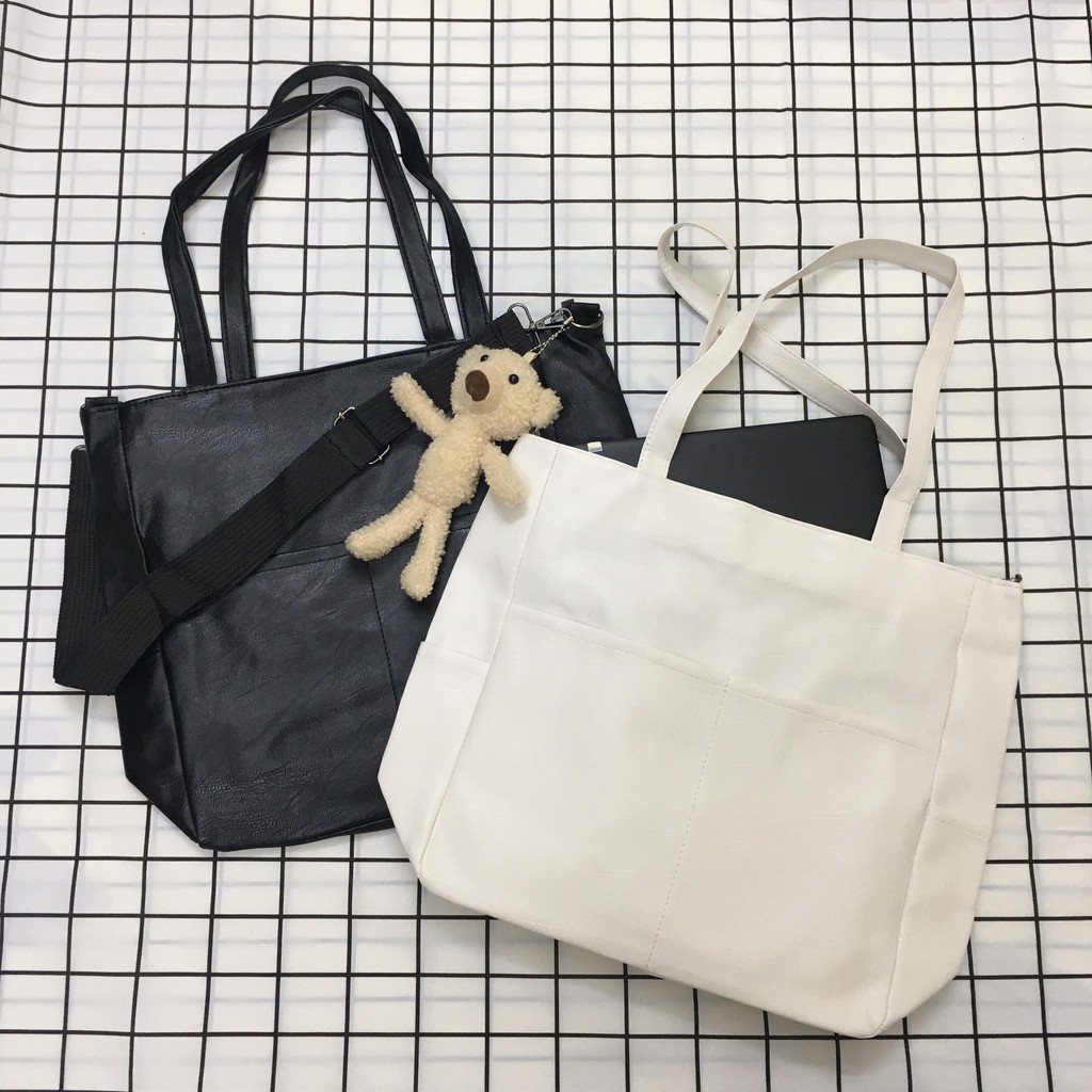 [CÓ ẢNH THẬT] Túi Xách Nữ, Mẫu Túi Công Sở 2 Dây Vừa Đeo Chéo, Vừa Kẹp Nách Đựng LapTop, A4 Kèm Gấu | BigBuy360 - bigbuy360.vn