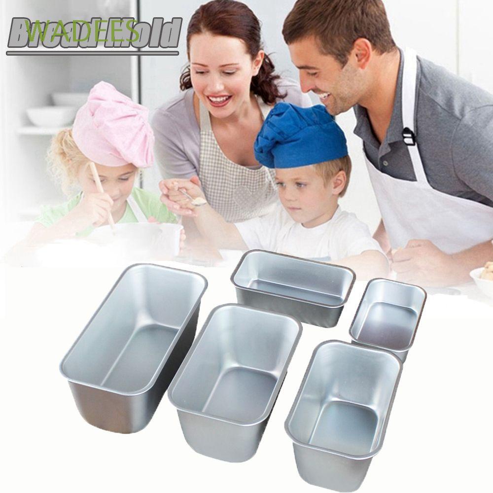 Khuôn Làm Bánh Mì Hình Chữ Nhật Bằng Hợp Kim Nhôm Chống Dính Tiện Dụng Cho Nhà Bếp