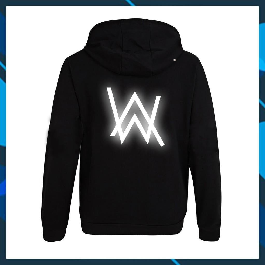 (SALE 50%) Áo Khoác Nam Alan Walker In Log Phản Quang Mới