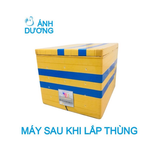 Máy Ấp Trứng Ánh Dương Tự Động 112 Trứng -máy ấp trứng mini p100 Khay Nhôm đảo lăn