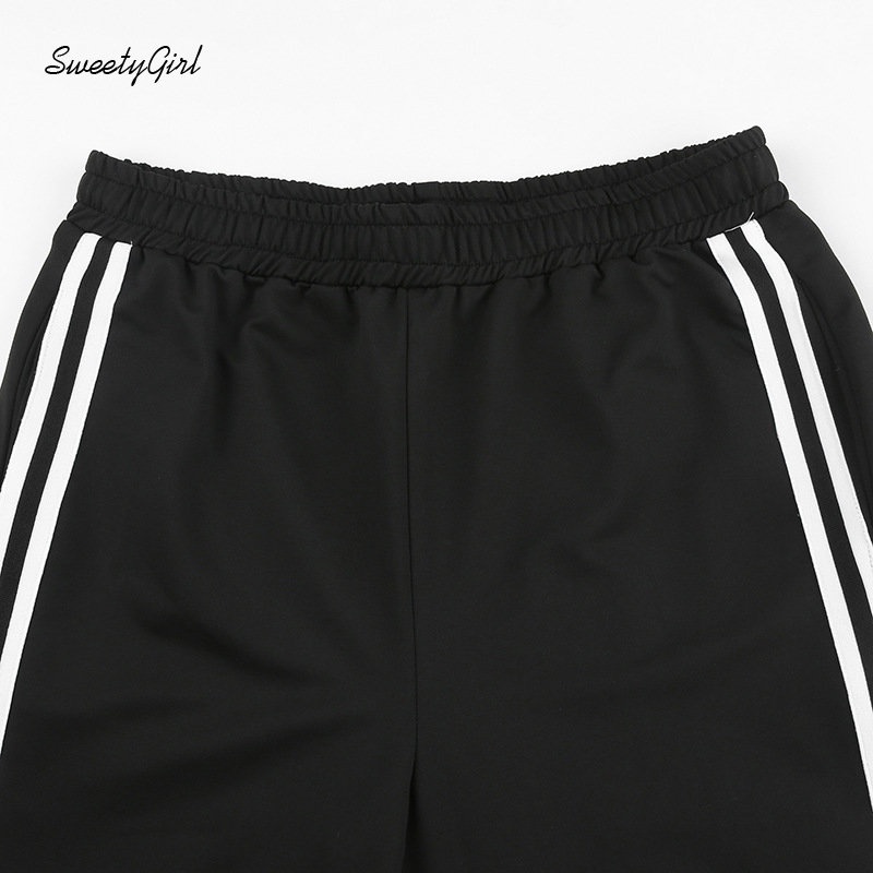 MsMona Quần ống rộng Lưng Thấp Phối Màu Tương Phản Thời Trang 2022 Cho Nữ