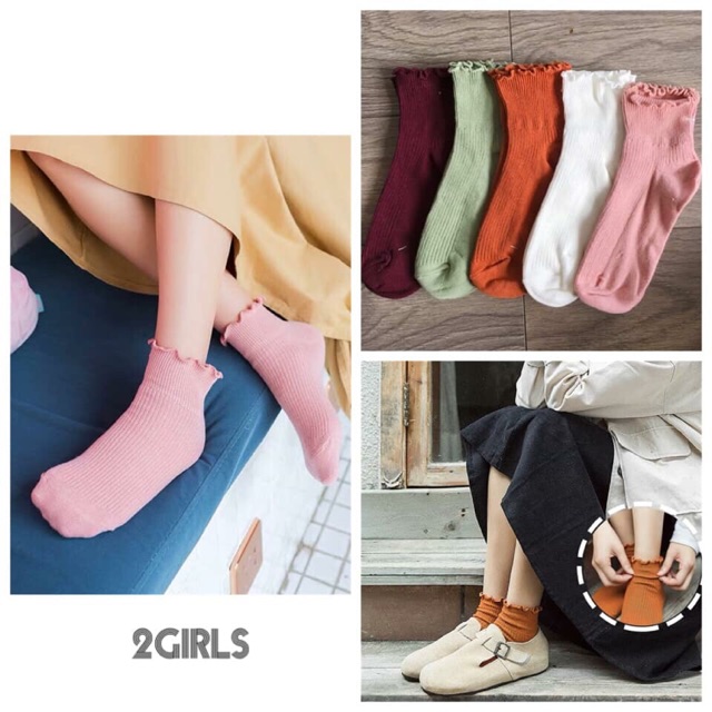 Tất dài,tất ren cao cổ style ulzzang