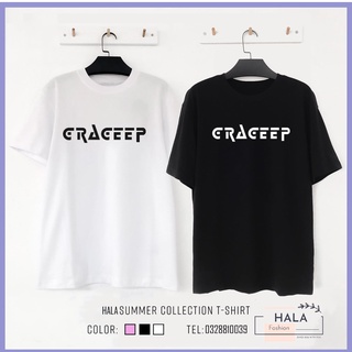 Áo thun unisex nam nữ in chữ grageep - hala store
