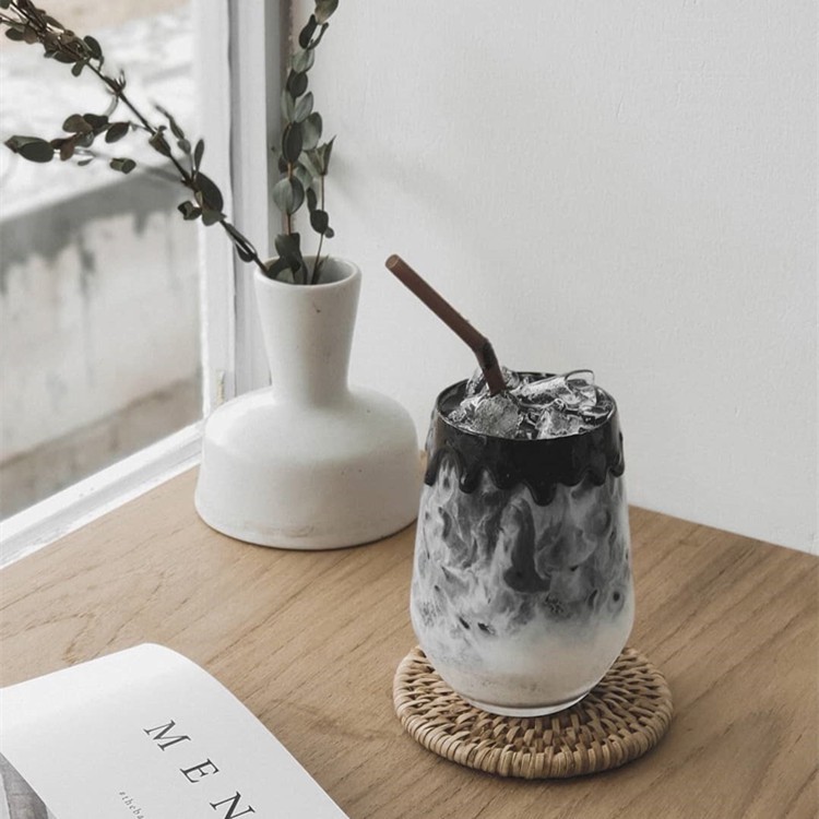 LY CỐC THỦY TINH BENBEN, ĐÁY MỎNG PHONG CÁCH HÀN QUỐC