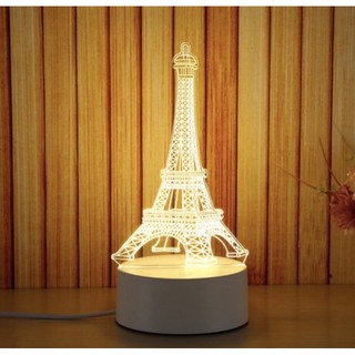 Đèn Led 3D 3 chế độ ánh sáng