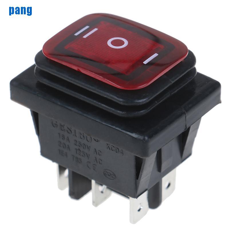 1 Công Tắc Bật / Tắt Tự Động Chống Thấm Nước Có Đèn Led 12v 220v 30a / 250v