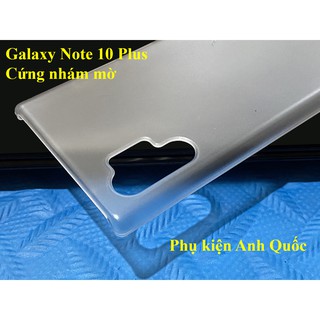 Ốp lưng Sam sung Note 10/ Note 10 plus nhựa CỨNG NHÁM MỜ