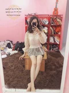 ÁO LƯỚI TIỂU THƯ KÈM LÓT
