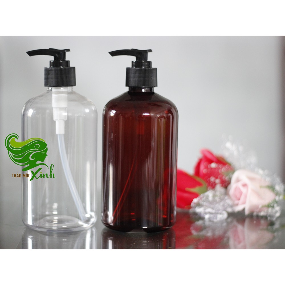 Chai Nhựa  Chai Nhựa Pet 500ML Đựng Dầu Gội