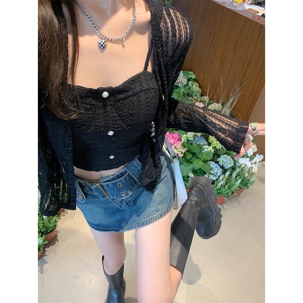 Áo Khoác Ren Mỏng khoác Ngoài Nhẹ Nhàng