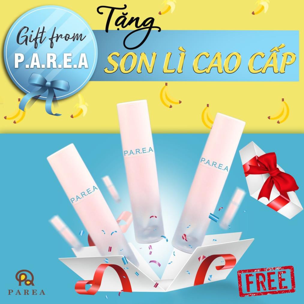 [Sẵn SLL] Môi Căng Mọng Hồng Hào với Son Filler Collagen Chuối Khử Thâm Parea cùng son màu Chu Lipstick | BigBuy360 - bigbuy360.vn