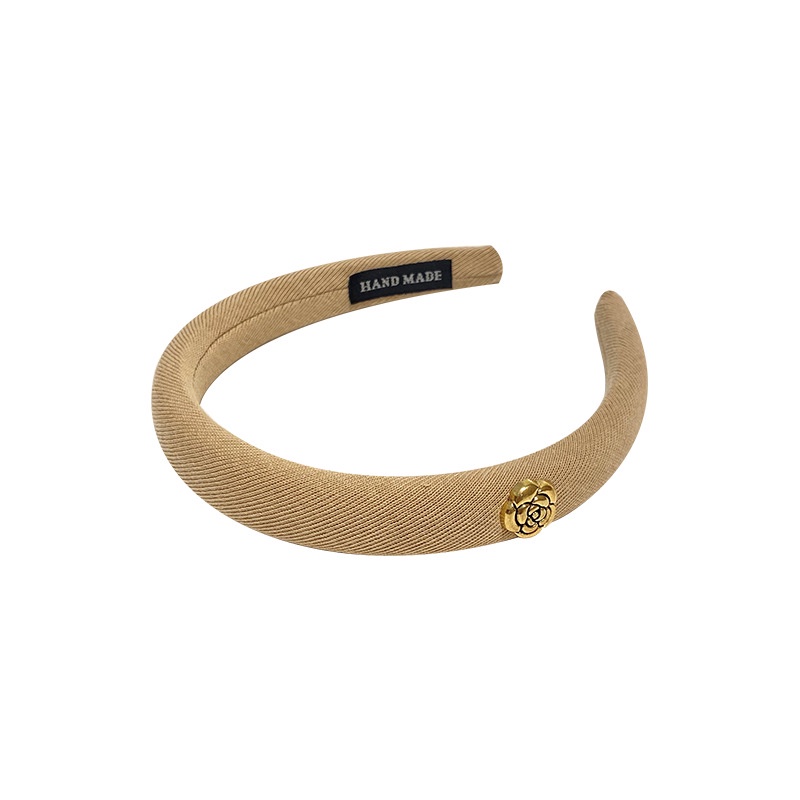 Băng Đô Cài Tóc Bản Rộng Màu Đen Phong Cách Pháp Cổ Điển Thời Trang Mùa Hè 2022