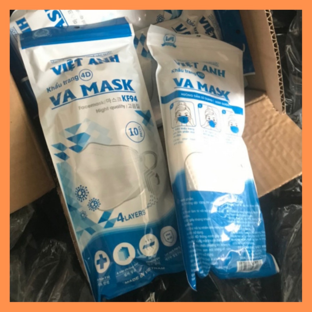 (Combo 10 cái) Khẩu trang 4D VA Mask cực rẻ ạ ❤❤❤