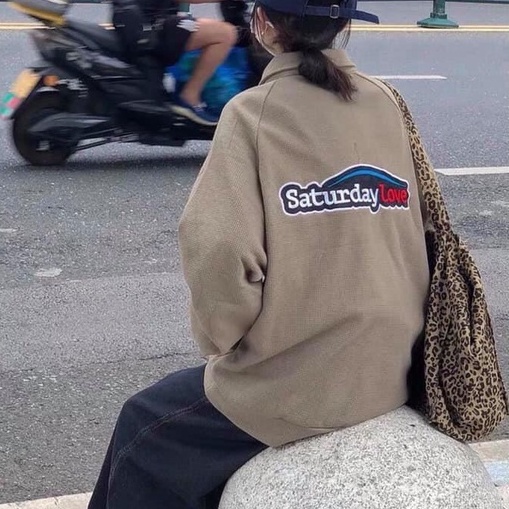 Áo Nỉ Cổ Khóa Nâu Day Love Siêu Xinh - Áo NỈ Mịn Dáng Rộng Hot Hit | BigBuy360 - bigbuy360.vn