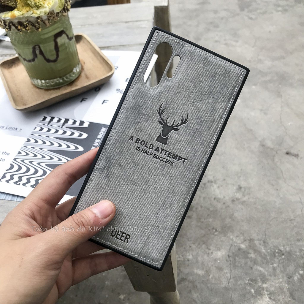 Ốp lưng phủ vải deer xám dành cho XIAOMI MIMAX 2 , MIMAX 3 , MI MIX 2 , MI MIX 2S , MI MIX 3 (Ảnh chụp thật)