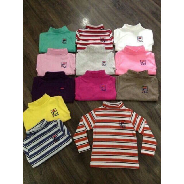 Combo 5ri áo len cotton cổ 3 phân