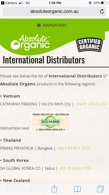 [CAM KẾT CHÍNH HÃNG] Hạt Chia Úc Absolute Organic Chia Seeds 1kg