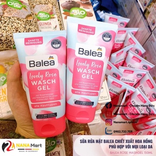 Sữa rửa mặt Balea Lovely Rose Waschgel