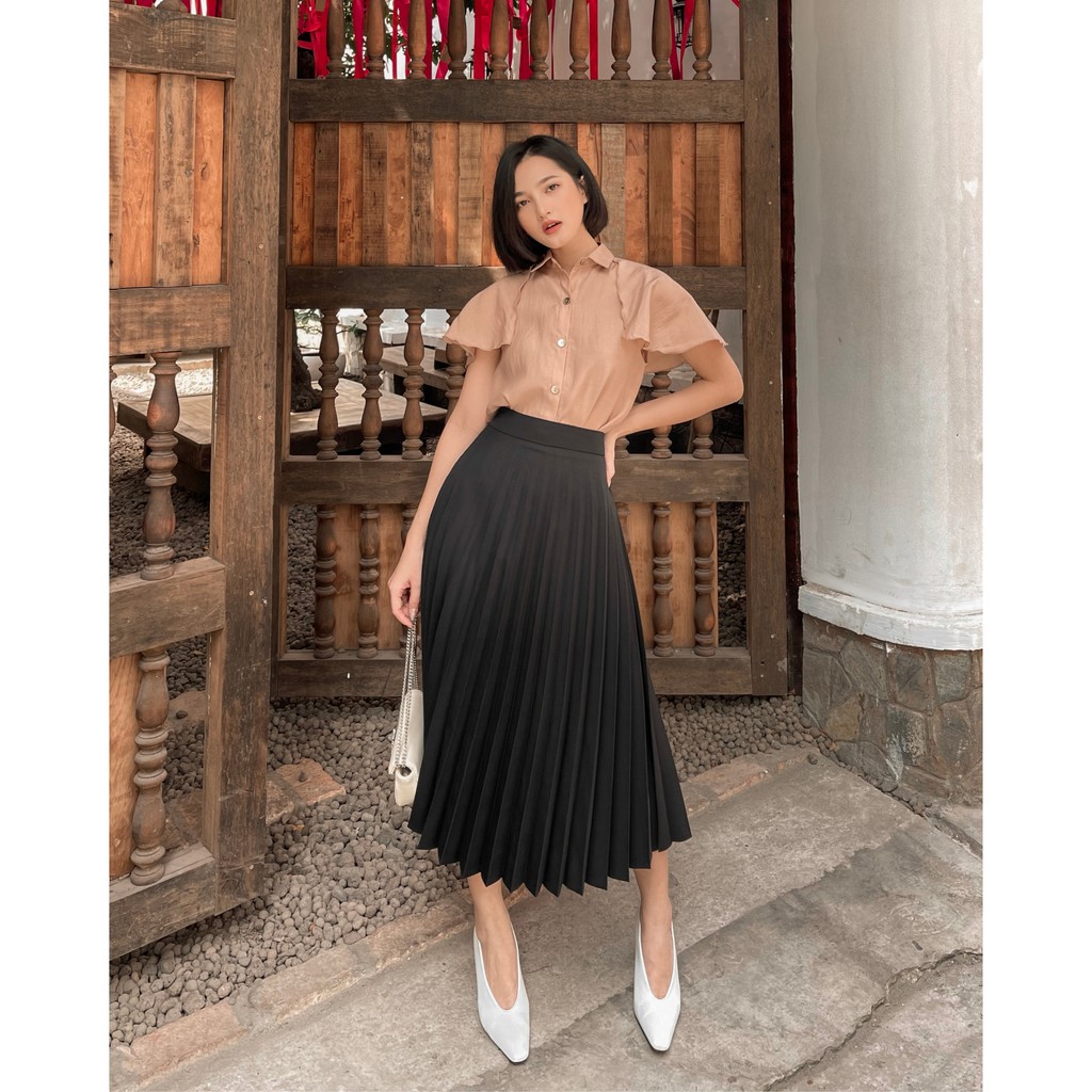 [Mã WASKT304 giảm 15% tối đa 30K đơn 99K] Váy xếp ly dài T620 , Peace House Clothing | BigBuy360 - bigbuy360.vn