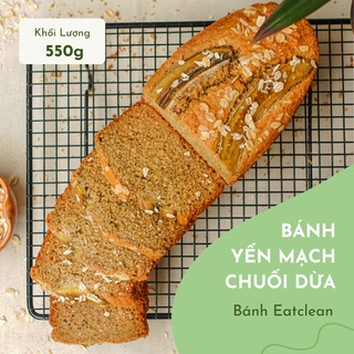 Bánh Yến Mạch Chuối Dừa Eatclean - Bánh chuối yến mạch Homemade by Bếp Healthy