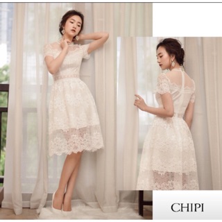 Chipi - đầm xoè tay lỡ dự tiệc - ảnh thật