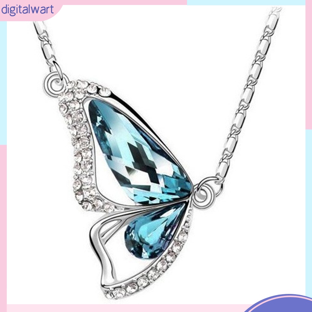 Bộ trang sức đính đá hình bướm sành điệu cho nữ