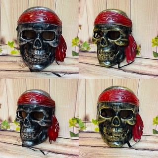 Mặ nạ cướp biển Macka hoá trang cosplay / mặt nạ đầu lâu cướp biển vùng Cairibbean