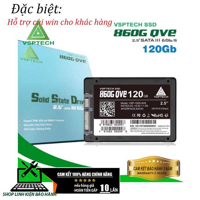 Ổ Cứng SSD 120GB, 240GB Sata III 6Gbit/s, 2.5 Inch, new 100%, bảo hành 36 tháng