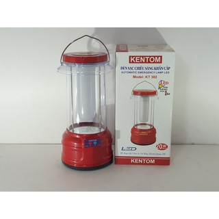 Đèn sạc chiếu sáng khẩn cấp Kentom KT-302 - Điện gia dụng Hoàng Kim