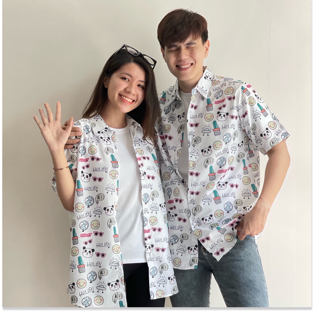 ÁO SƠ MI NỮ FORM RỘNG HOẠ TIẾT ĐẶC SẮC , PHONG CÁCH 2021 KME FASHION