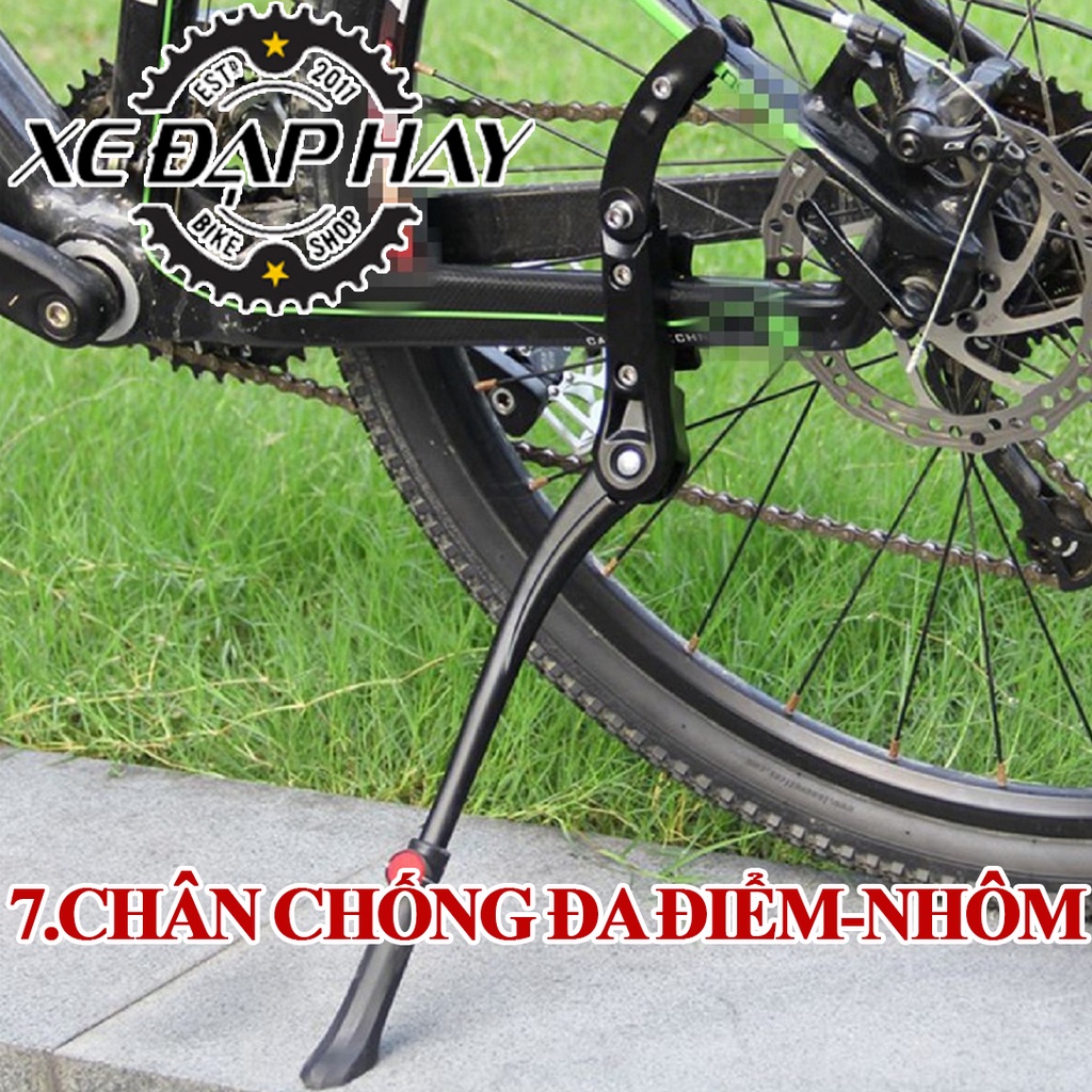 Tổng Hợp Các Loại Chân Chống Xe Đạp Thể Thao | Chân Chống Xe Đạp Địa Hình, Đua, Touring | Bánh 20, 24, 26, 27.5 Inch