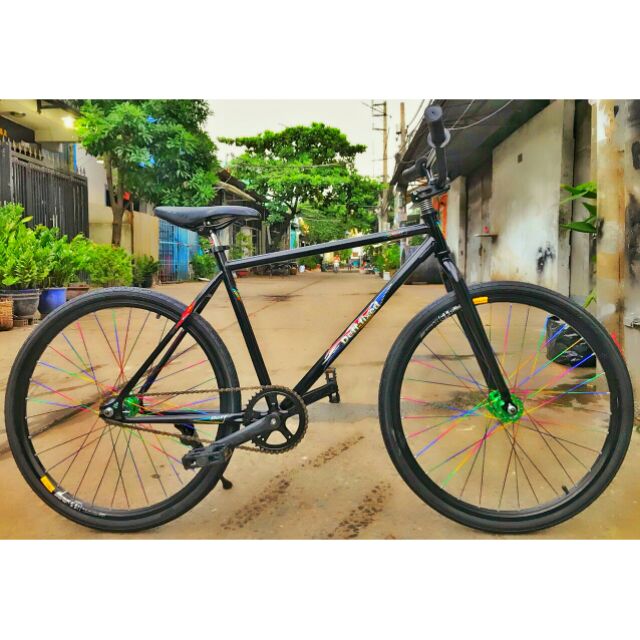 Xe đạp fixed trick new 100%