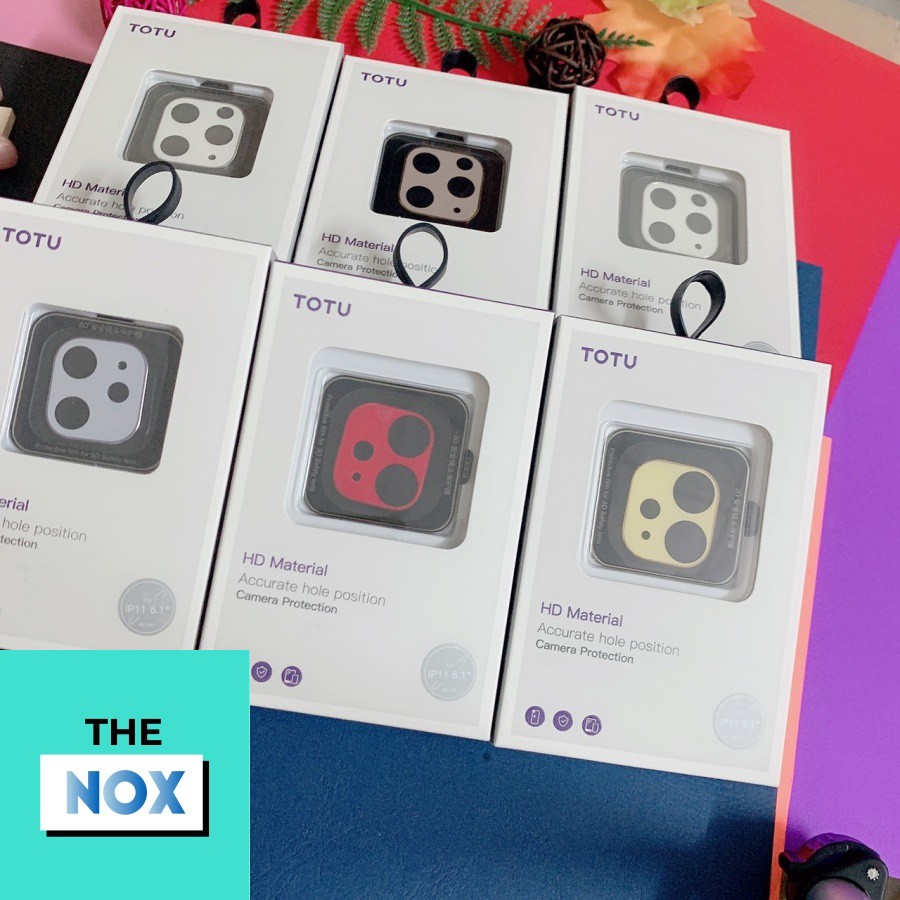 Chụp Camera IPhone TOTU Chính Hãng Bảo Vệ Toàn Diện Dành Cho IPhone 11 Series [The Nox]