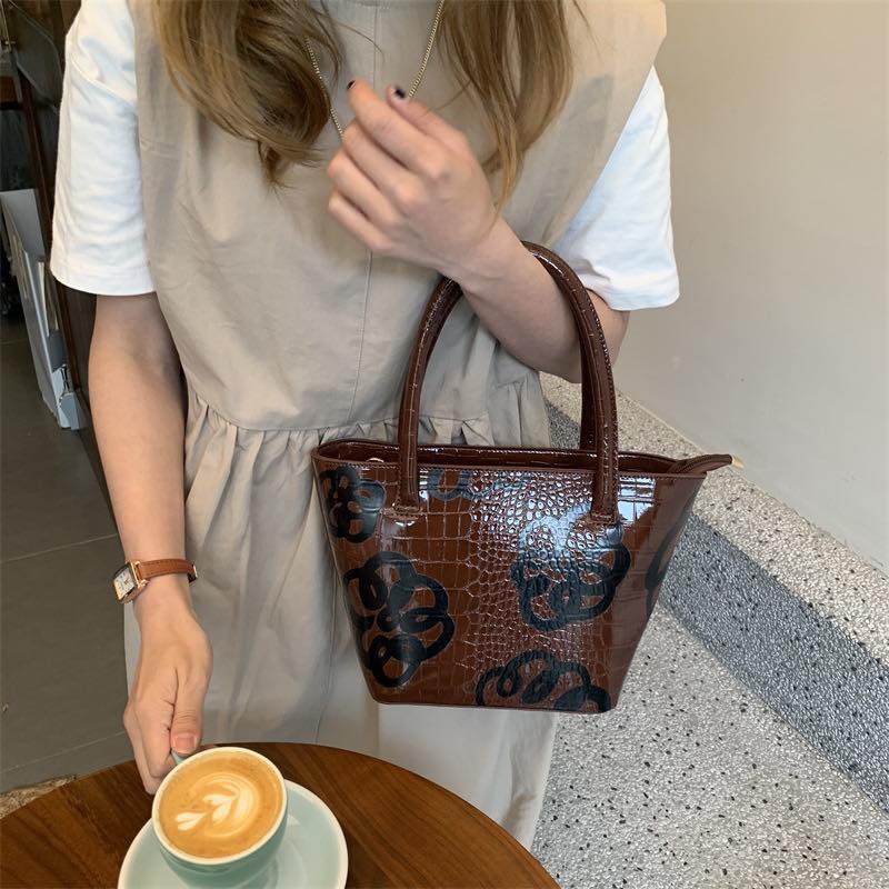 Túi Quai Xách Da Hình Hoa LSEOUL X0512